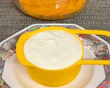 A picture of step 3 of Mango Kadhi-Summer Special.