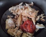 Foto del paso 1 de la receta: Arepas🥯de plátano🫓macho maduro🍌rellenas🥑de pollo🍗bbq🍅y queso🥯🍯🧀