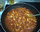 Foto langkah ke 4 dari resep Spaghetti Saus Bolognese Telur Orak-Arik.
