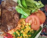 Foto del paso 1 de la receta: Churrasco con ensalada con muchos colores