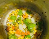 A picture of step 2 of Healthy Veg Pulao.