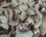 A picture of step 8 of Magiritsa with Chicken and Fresh Mushrooms.