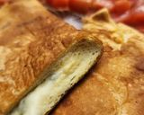 Foto del paso 5 de la receta: 🍳🥚🧀 Omelette Soufflé - Omelette Nube relleno de queso azul 🧀🥚🍳