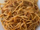 Espaguetis boloñesa de ración