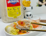 Foto langkah ke 5 dari resep Sawi Gulung Bihun Ayam.
