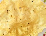A picture of step 2 of Papad salad.