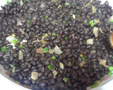 A picture of step 3 of Cuban Style Black Beans.