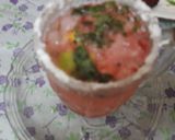 A picture of step 6 of Fresh strawberry and strawberry crushed mojito.