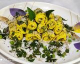 A picture of step 11 of Gujarati Khandvi.