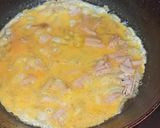 Omlett tortillában, friss zöldségekkel recept fázis 2 fotója