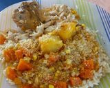 Foto del paso 3 de la receta: Arroz con estofado de pollo