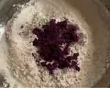 A picture of step 1 of Purple Sweet Potato Coconut Pudding Cups (Khanom Tuay Man Muang).