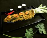 A picture of step 5 of Mulo Chingri Chechki Radish Prawn Stir Fry Bengali style.
