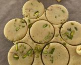A picture of step 4 of Badam Puri.