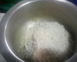 A picture of step 2 of Freshly grated Turmeric rice.