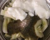 কিউকাম্বার মিন্ট সালাদ রেসিপির ধাপ 1 ছবি