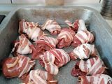 Ficăței de pui înveliți în bacon