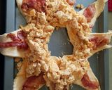 A picture of step 3 of Breakfast crossiant ring.