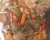 Foto langkah ke 3 dari resep Tumis Ikan tongkol asin campur terong ijo.
