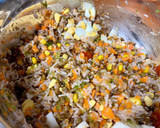 Foto del paso 3 de la receta: Ensalada de lentejas con arroz y gorgonzola