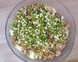 A picture of step 2 of Apple Walnut Coleslaw.
