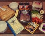 A picture of step 1 of Mike's Southwestern French Dips.