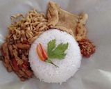 Foto langkah ke 5 dari resep Nasi Campur Sederhana.