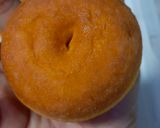 Foto langkah ke 20 dari resep Donat Labu Kuning Super Lembut Tanpa Degasing.