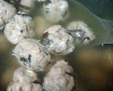 Hình bước làm 1 của món Bún thang - phiên bản lỗi