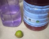 A picture of step 1 of Rooh Afza Lemonade.