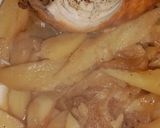 صورة لخطوة 1 من وصفة الذ وصفة بطاطا مقلية 🥔مع بصل مقلي🧅 ومرقة بيضاء مع دجاج محمر 🍗متأخدش وقت كامل ليه ليه