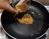 A picture of step 6 of WALNUT APPLE PARATHA WITH CARAMEL SAUCE & VANILLA ICE-CREAM.