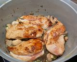 Une image de l'étape 6 de Filet de poulet à l’estragon.