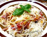 Pas rețetă Spaghette cu șuncă și legume 4 fotografie