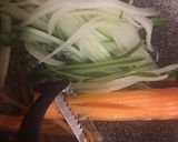 A picture of step 2 of Thai herb saladThis salad is lovely and light for a hot summer evening. #cookingwithyui.