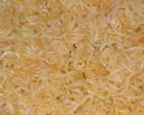 A picture of step 3 of Instant Noodles pizza.