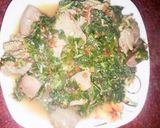 A picture of step 3 of Offal pepper soup.