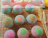 Foto langkah ke 8 dari resep Rainbow Thousand Layer Mooncake.