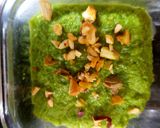 A picture of step 5 of Lauki Barfi.