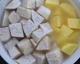 Hình bước làm 1 của món Chè bà ba (biến tấu)