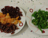 Foto del paso 8 de la receta: Tabulé templado de anís y menta con verduras fritas y frutos secos