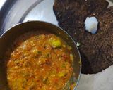 A picture of step 4 of Raggi roti.