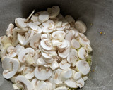 Foto del paso 1 de la receta: Revuelto de champiñones con jamón. Olla GM