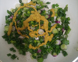 Foto del paso 2 de la receta: Colchón de papas con salsa de verdeo