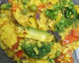 A picture of step 6 of Mix lentil Mexican khichadi (Jain and regular).