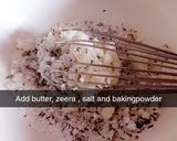 A picture of step 1 of Salted zeera biscuits.