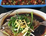 Foto langkah ke 10 dari resep Ikan Bawal Steam.