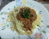 A picture of step 9 of Spaghetti Bolognese #15 minute or less cooking contest.
