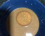 A picture of step 3 of Instant Marie biscuit Cake.