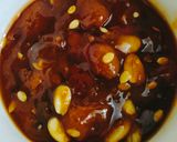 A picture of step 5 of Aloo Bukharay ki Chutney 😋😋.